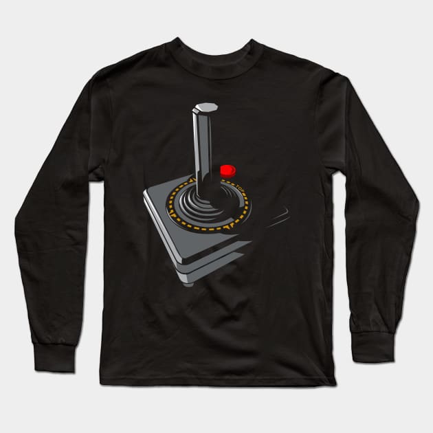 Old Skool Control Long Sleeve T-Shirt by Illustratorator